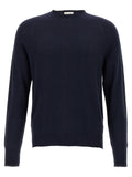 MA'RY'YA Blue Cotton Cardigan