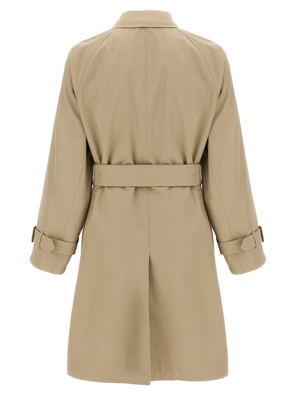Abrigo Burberry de algodón beige