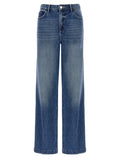 L'Agence Blue Cotton Jeans Denim