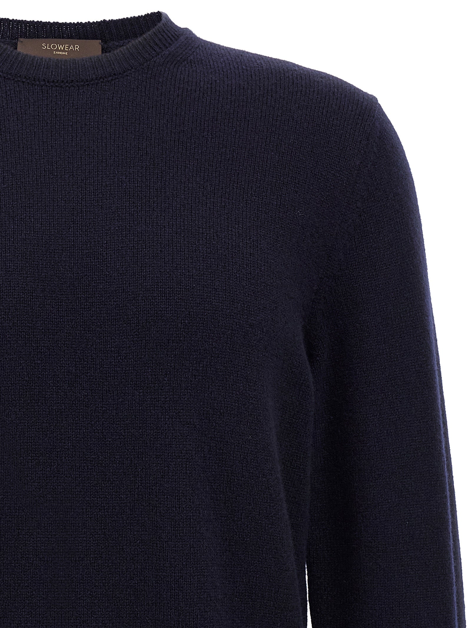 ZANONE Blue Virgin Wool Cardigan