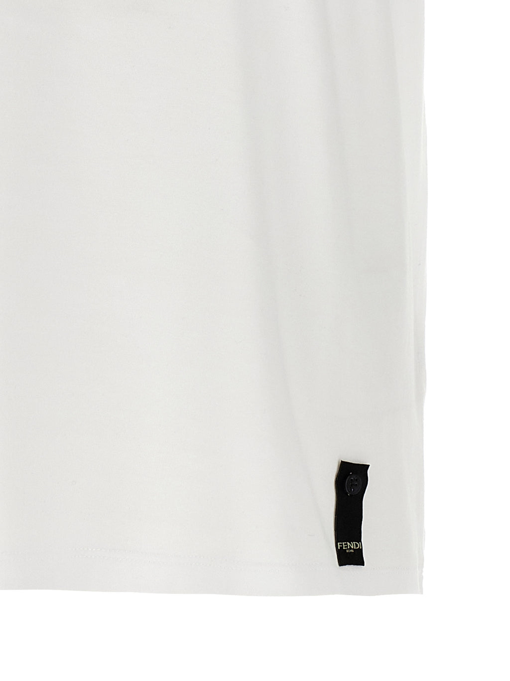 Camiseta Fendi de algodón blanca