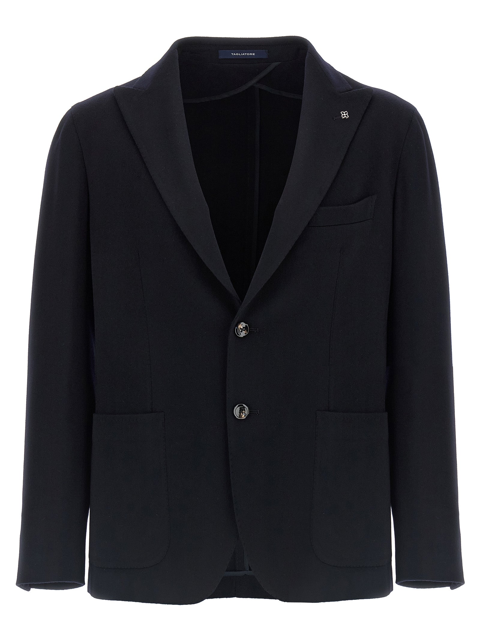 Blazer de Cachemira Azul Tagliatore