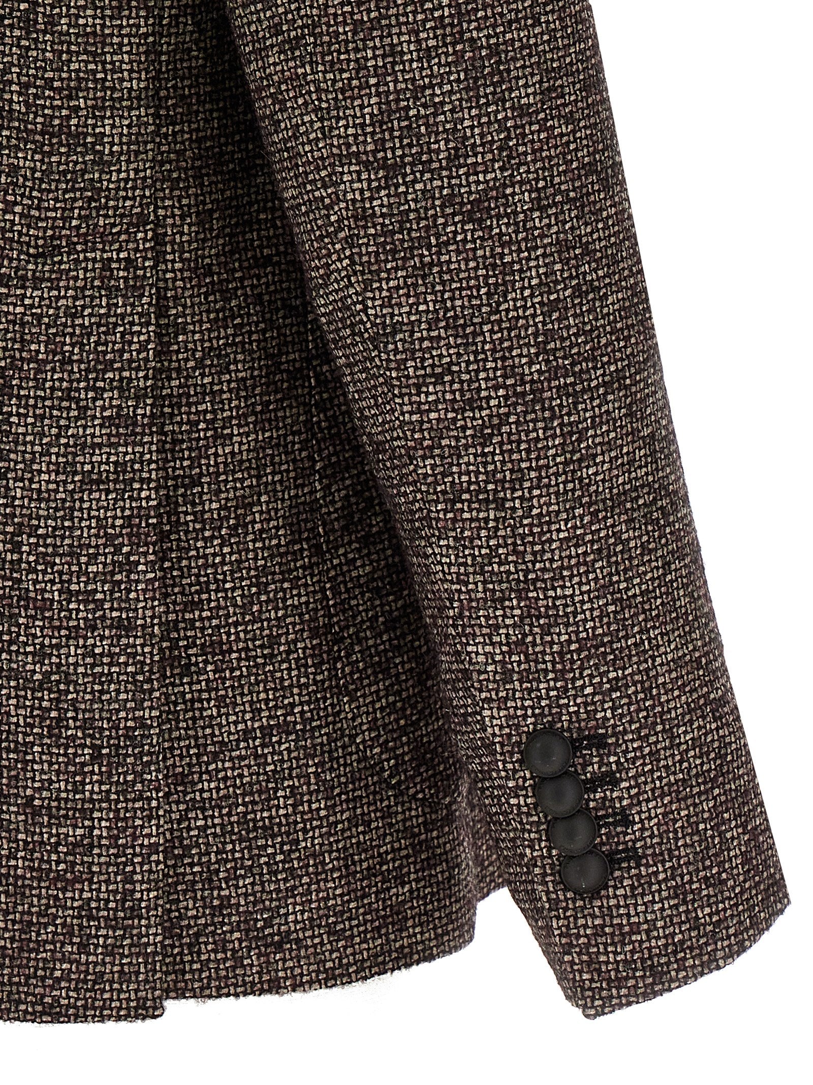 Blazer marrón de lana virgen Tagliatore
