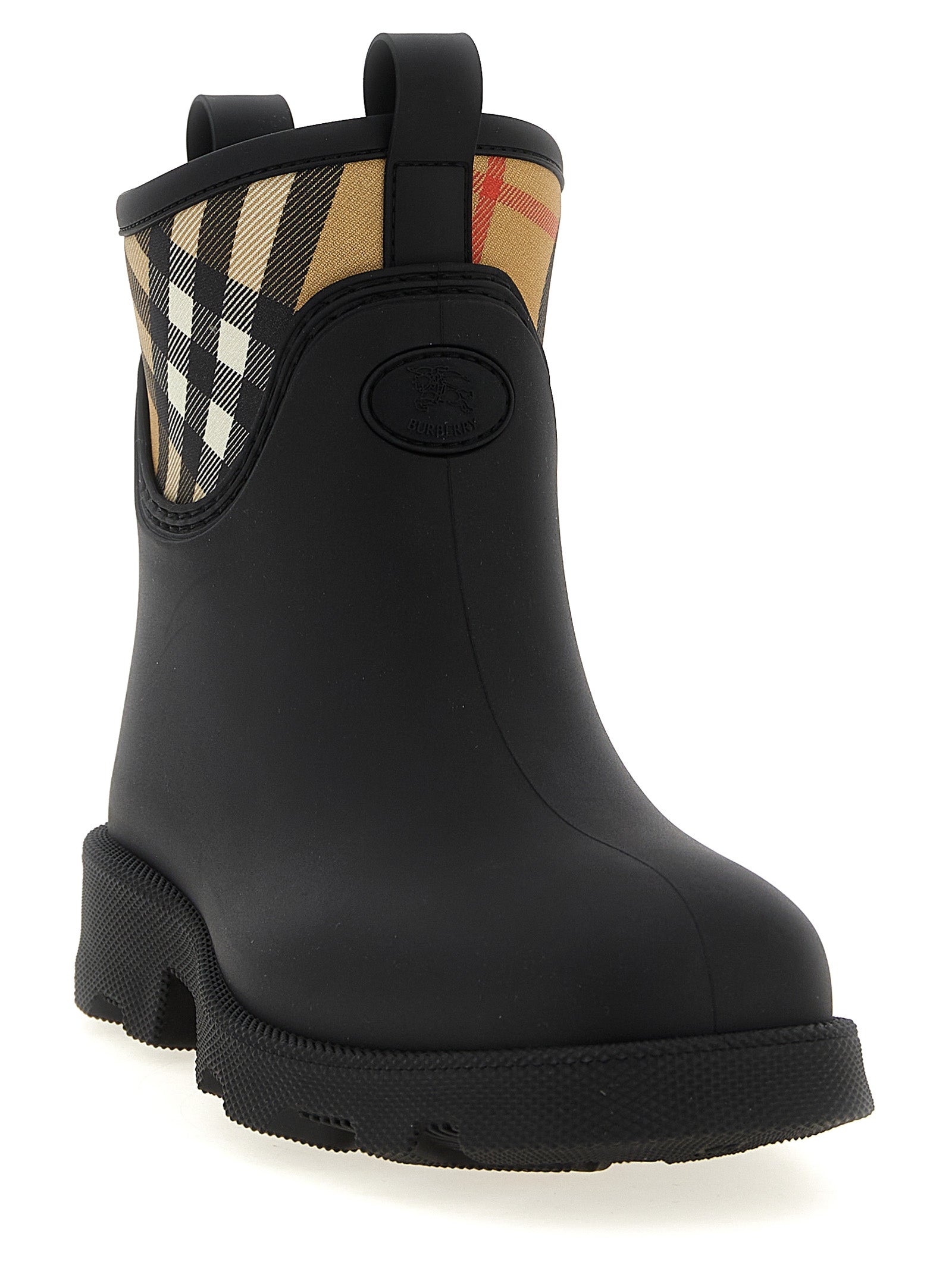 Botines Burberry de caucho negros