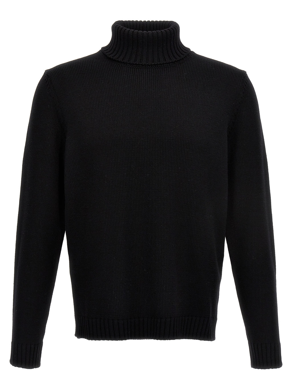 ZANONE Black Virgin Wool Cardigan