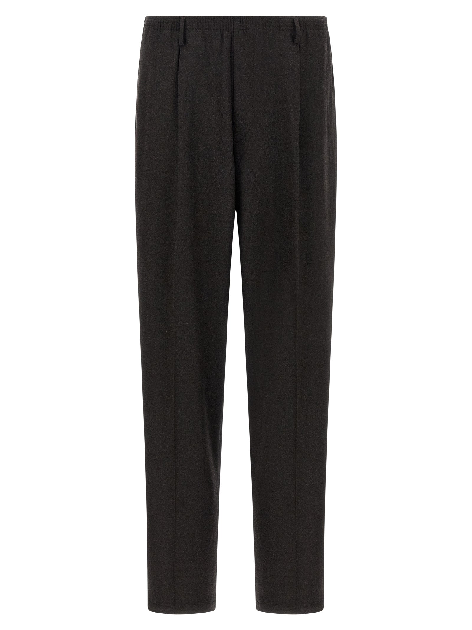 CELLAR DOOR Brown Wool Casual Pants