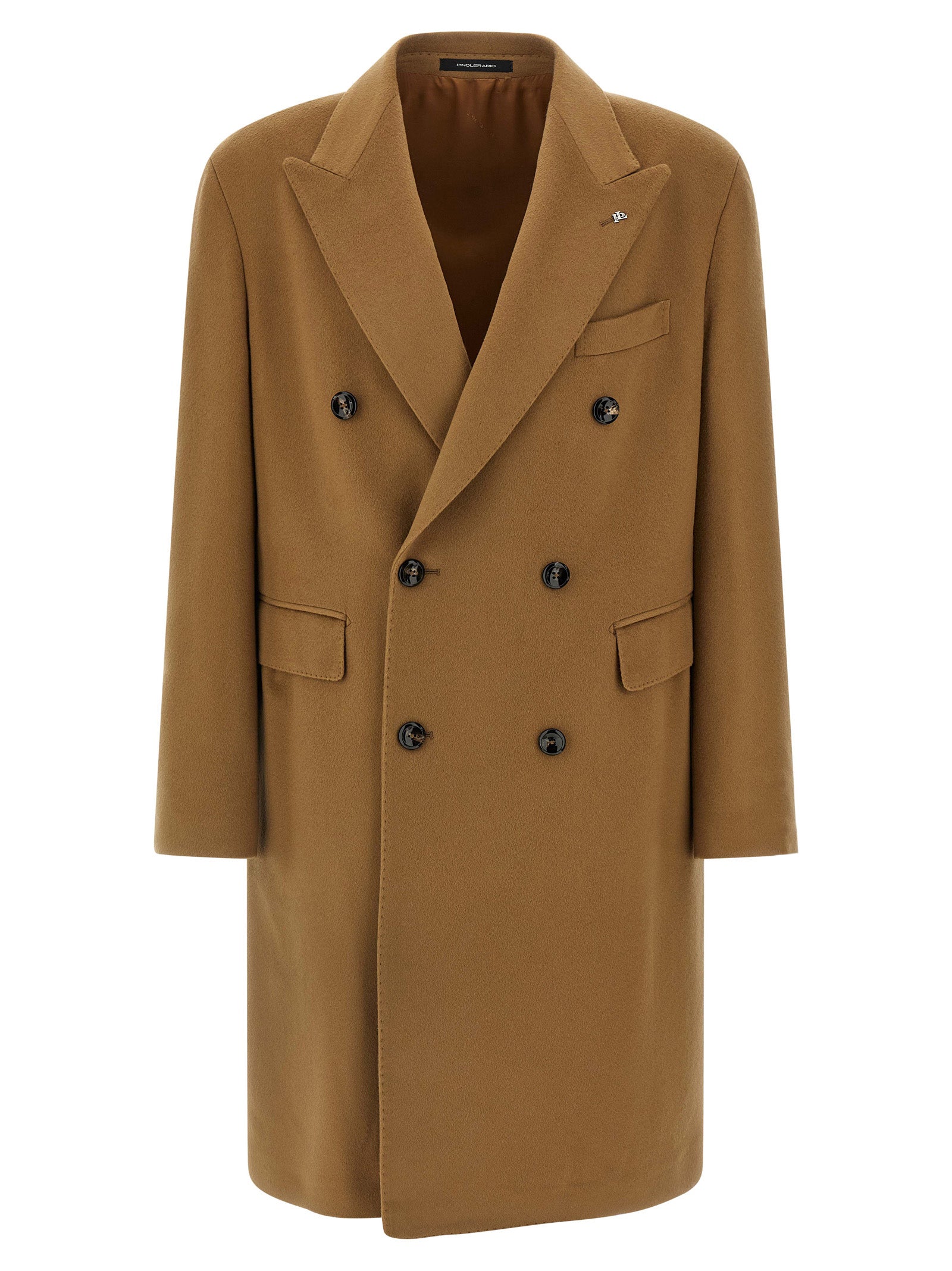 Abrigo Tagliatore de Lana Virgen Beige