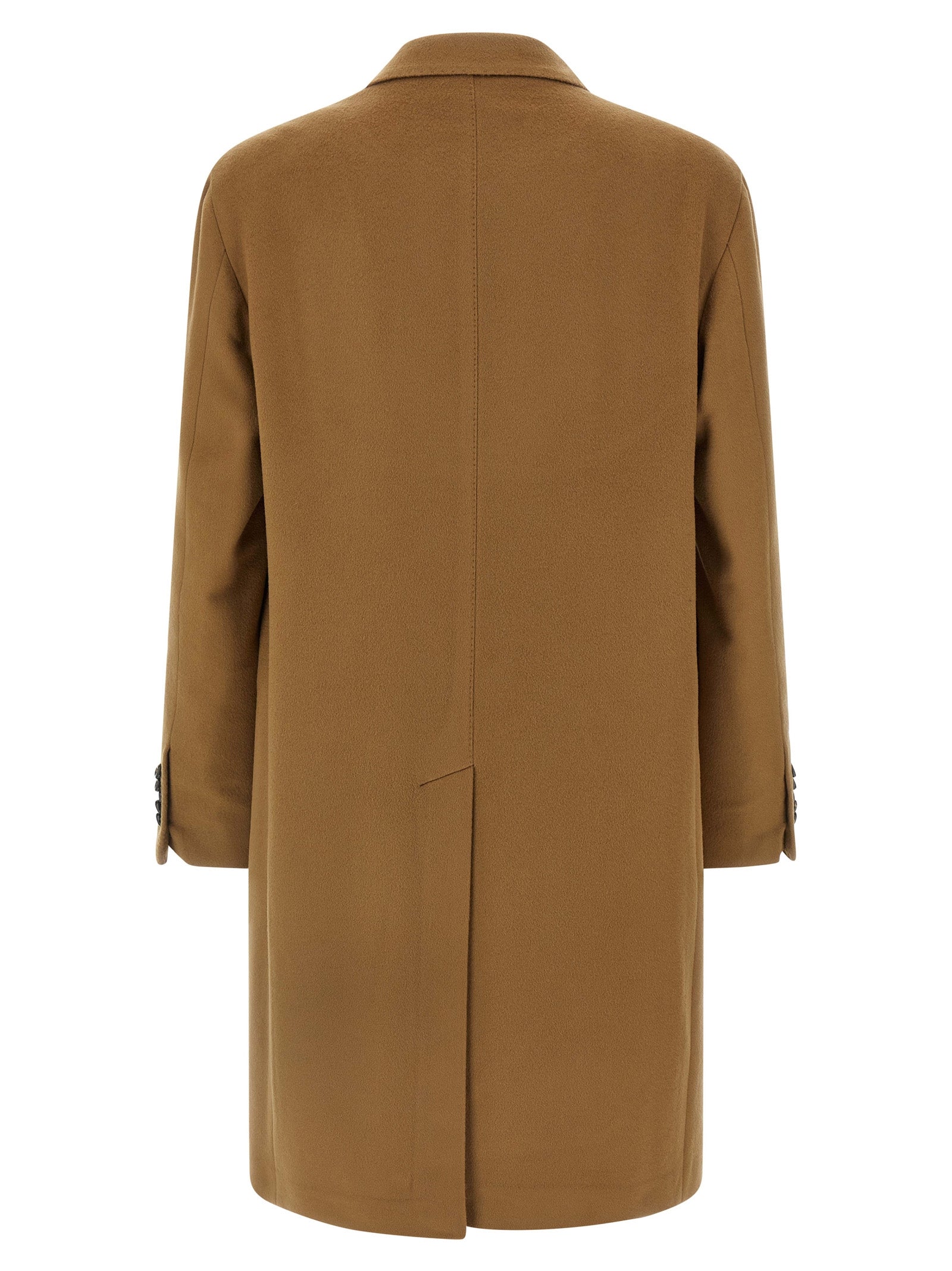 Abrigo Tagliatore de Lana Virgen Beige