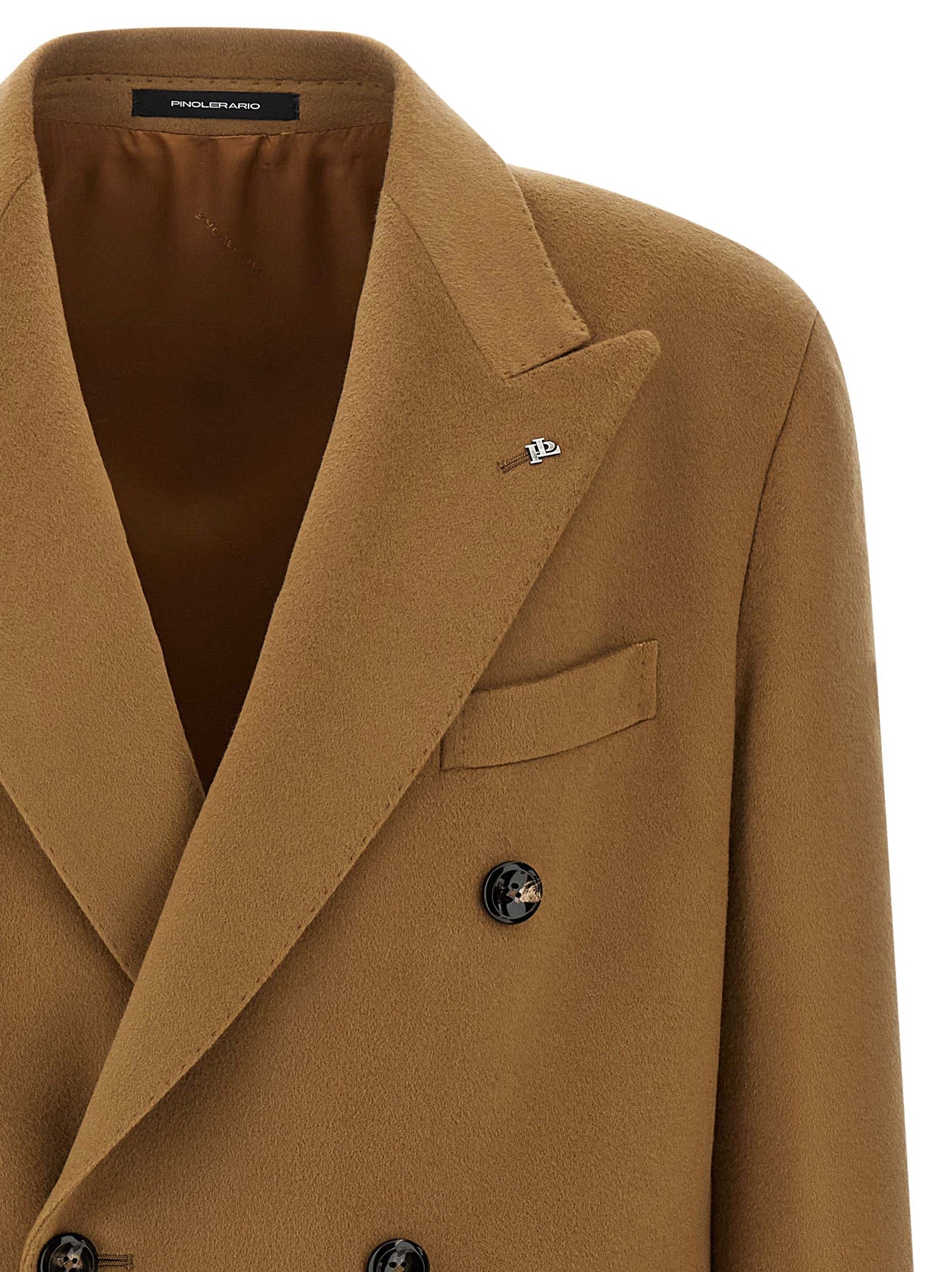 Abrigo Tagliatore de Lana Virgen Beige