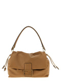 Bolso de hombro Fendi de cuero de cordero beige