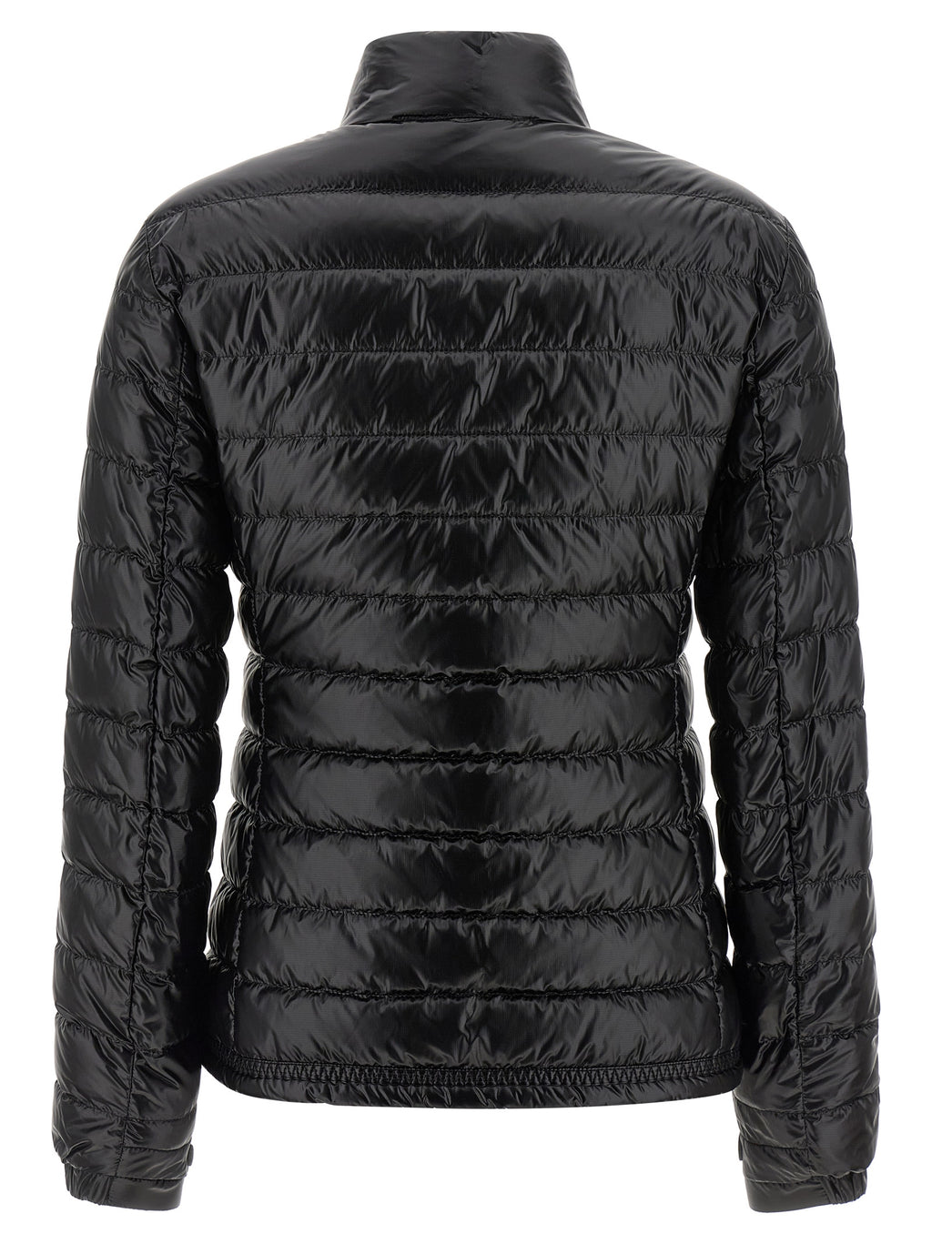 Chaqueta larga de poliamida negra Moncler Grenoble