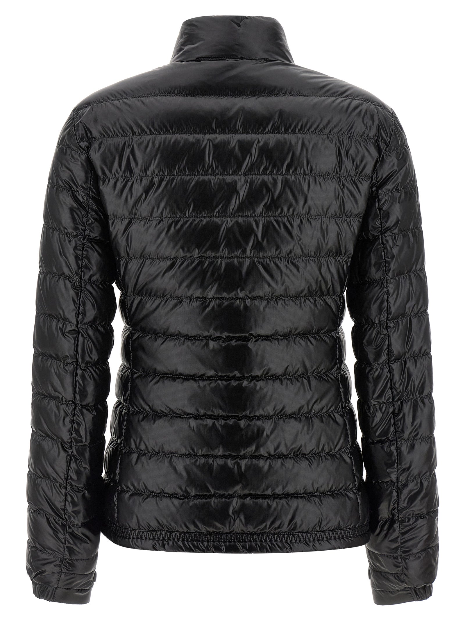 Chaqueta larga de poliamida negra Moncler Grenoble