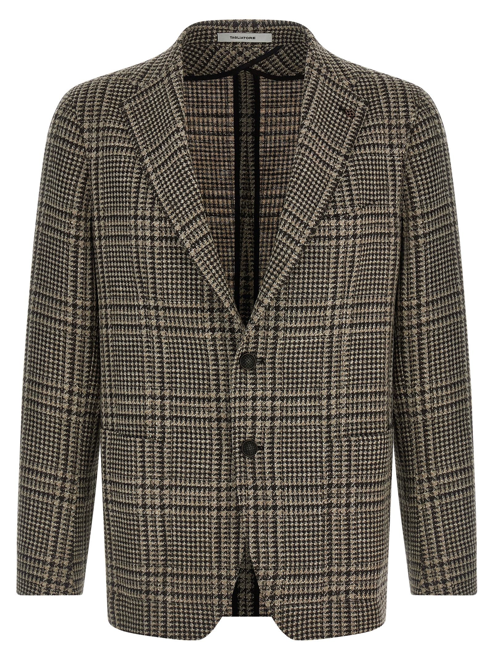 Blazer de lana virgen marrón Tagliatore