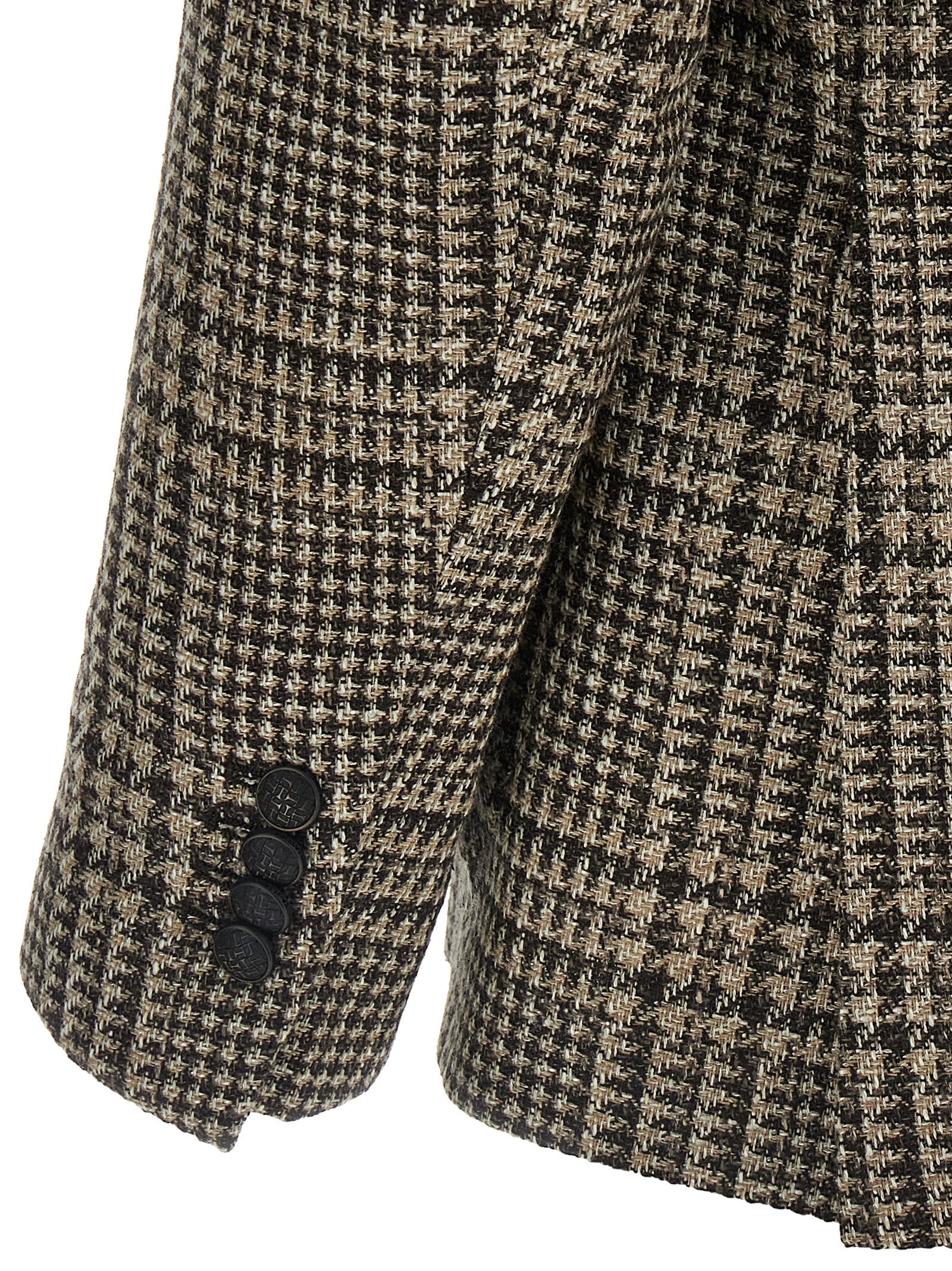 Blazer de lana virgen marrón Tagliatore