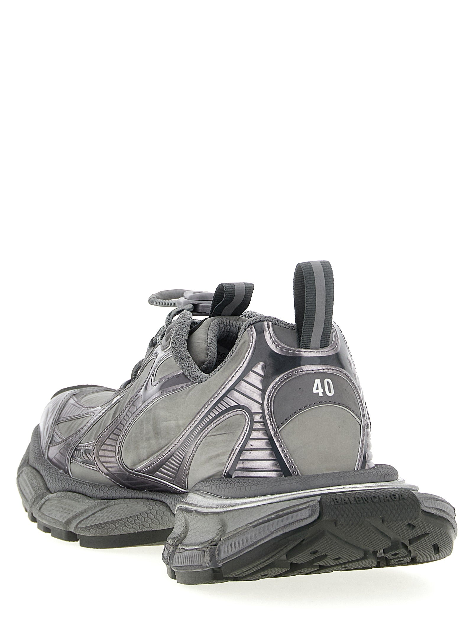 Zapatillas deportivas Balenciaga de poliéster gris