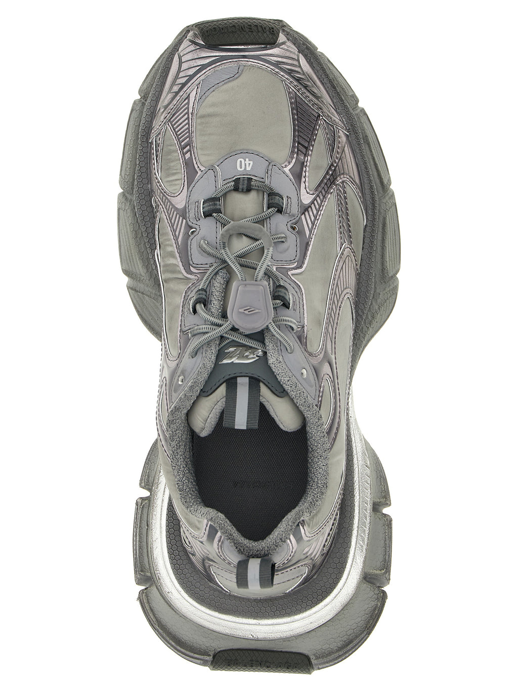 Zapatillas deportivas Balenciaga de poliéster gris