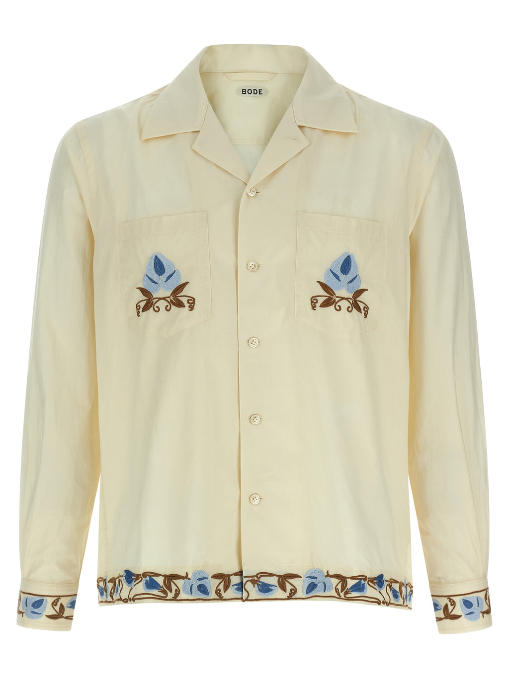 BODE Beige Cotton Blouse