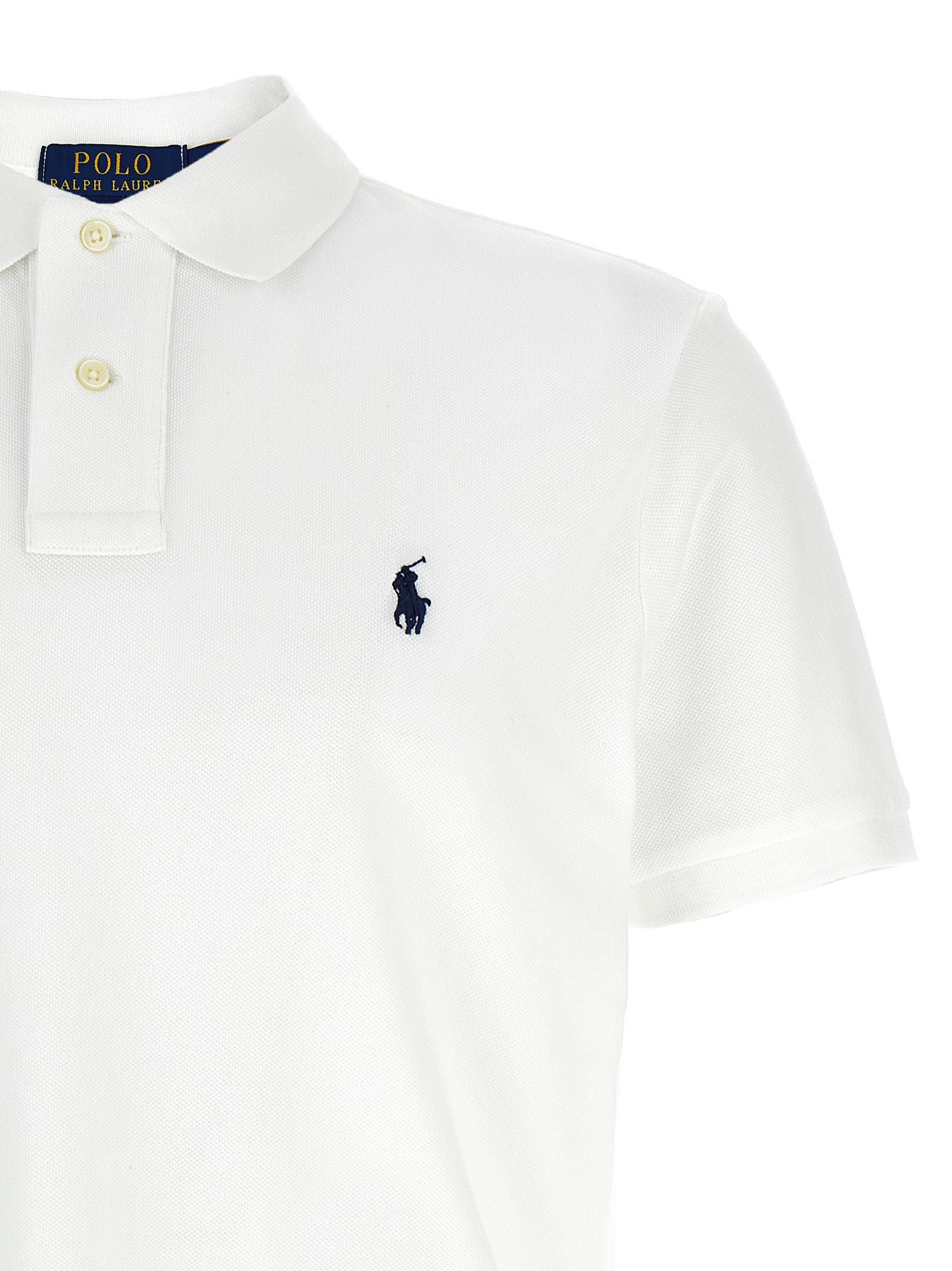 Polo Ralph Lauren White Cotton Polo Shirt