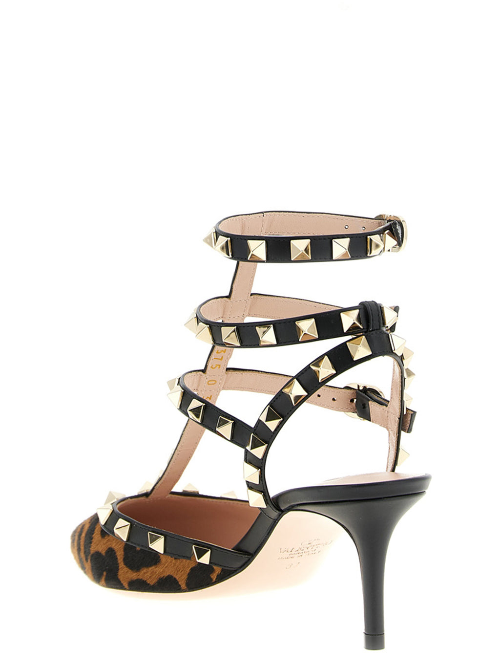 Zapatos de tacón medio Valentino Garavani de piel de becerro multicolor