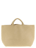NAGHEDI Beige Neoprene Tote Bag