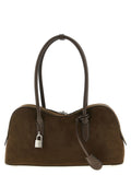 Bolso de hombro Stella McCartney de cáñamo marrón