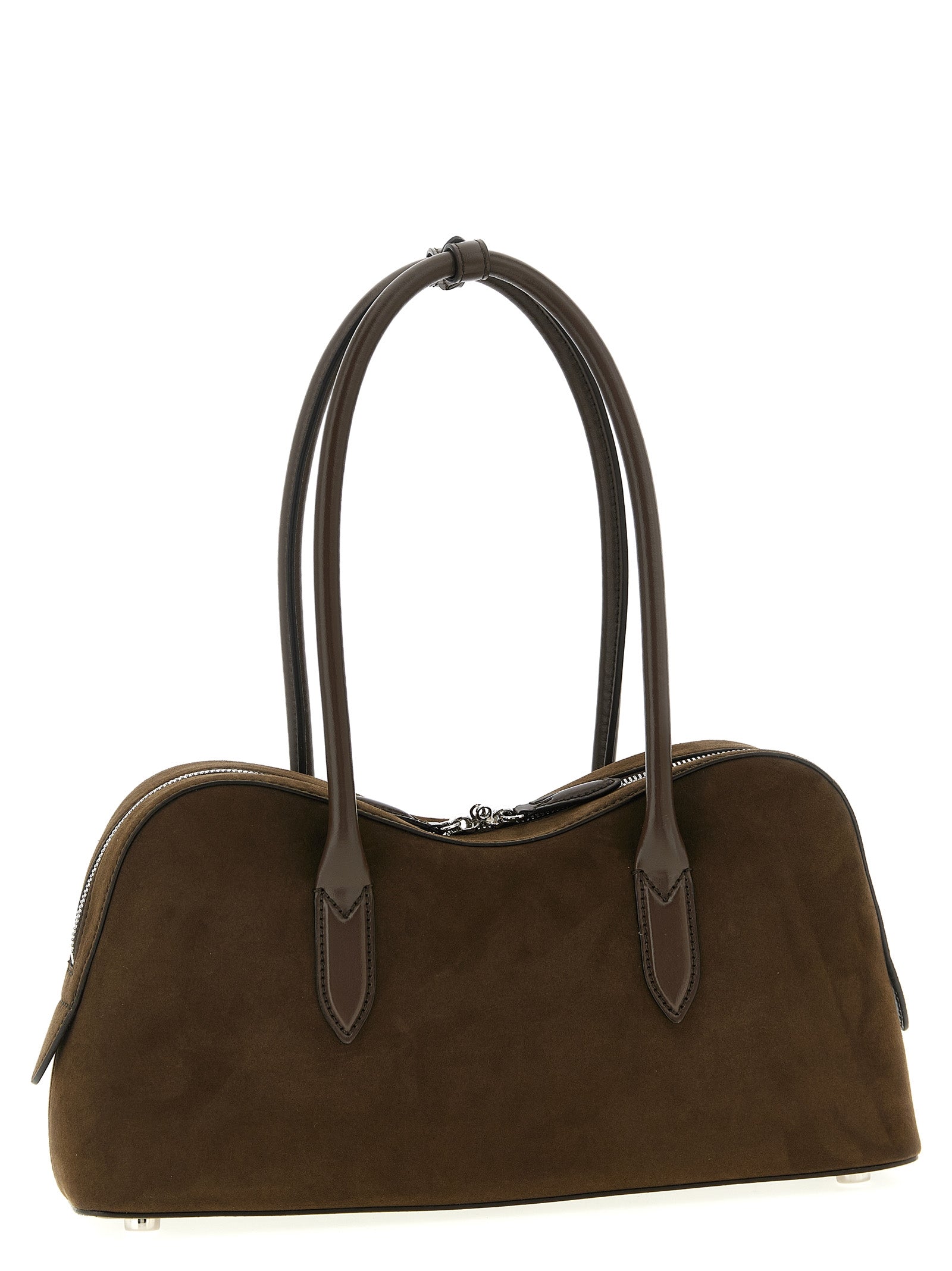 Bolso de hombro Stella McCartney de cáñamo marrón