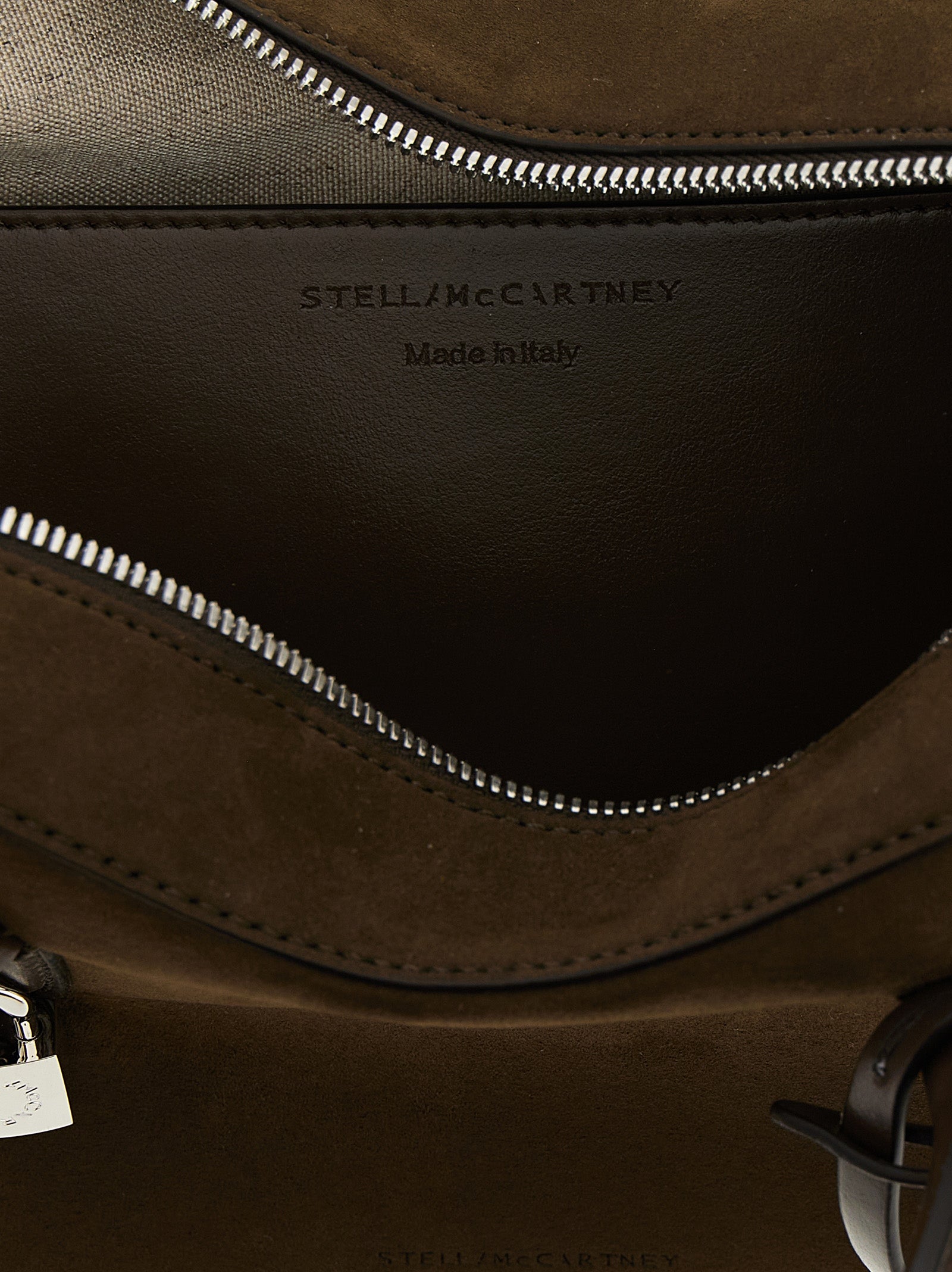 Bolso de hombro Stella McCartney de cáñamo marrón