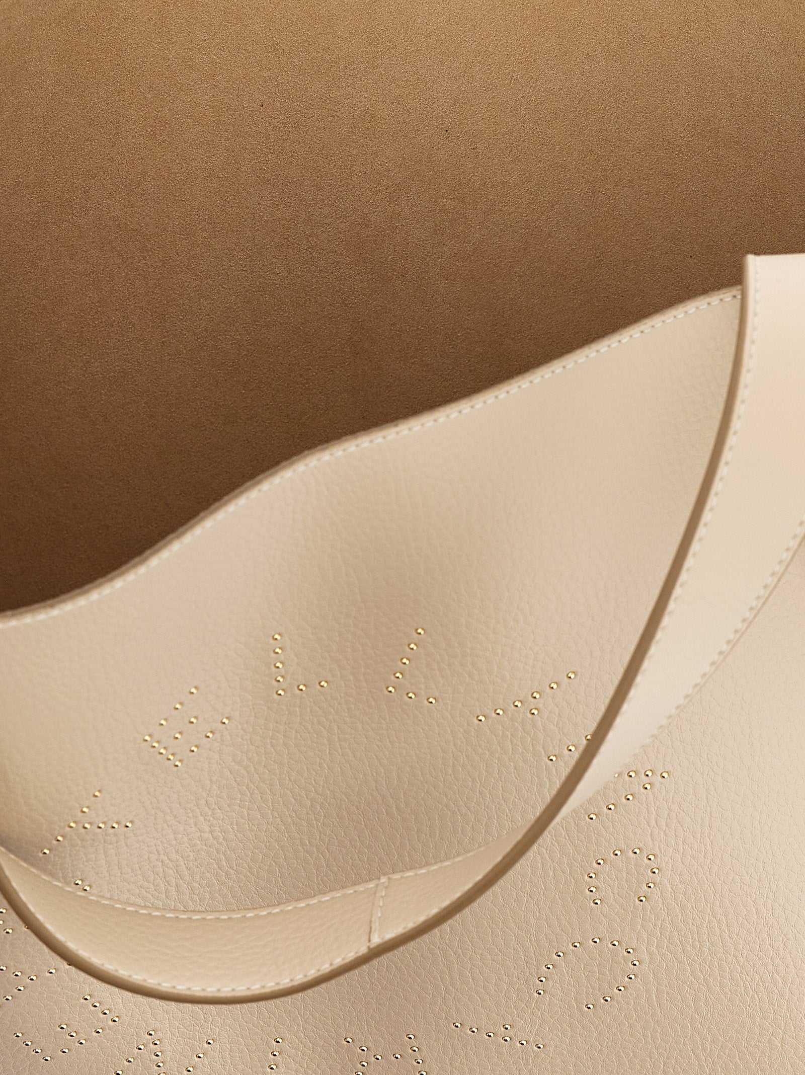 Bolso tote Stella McCartney de poliamida beige