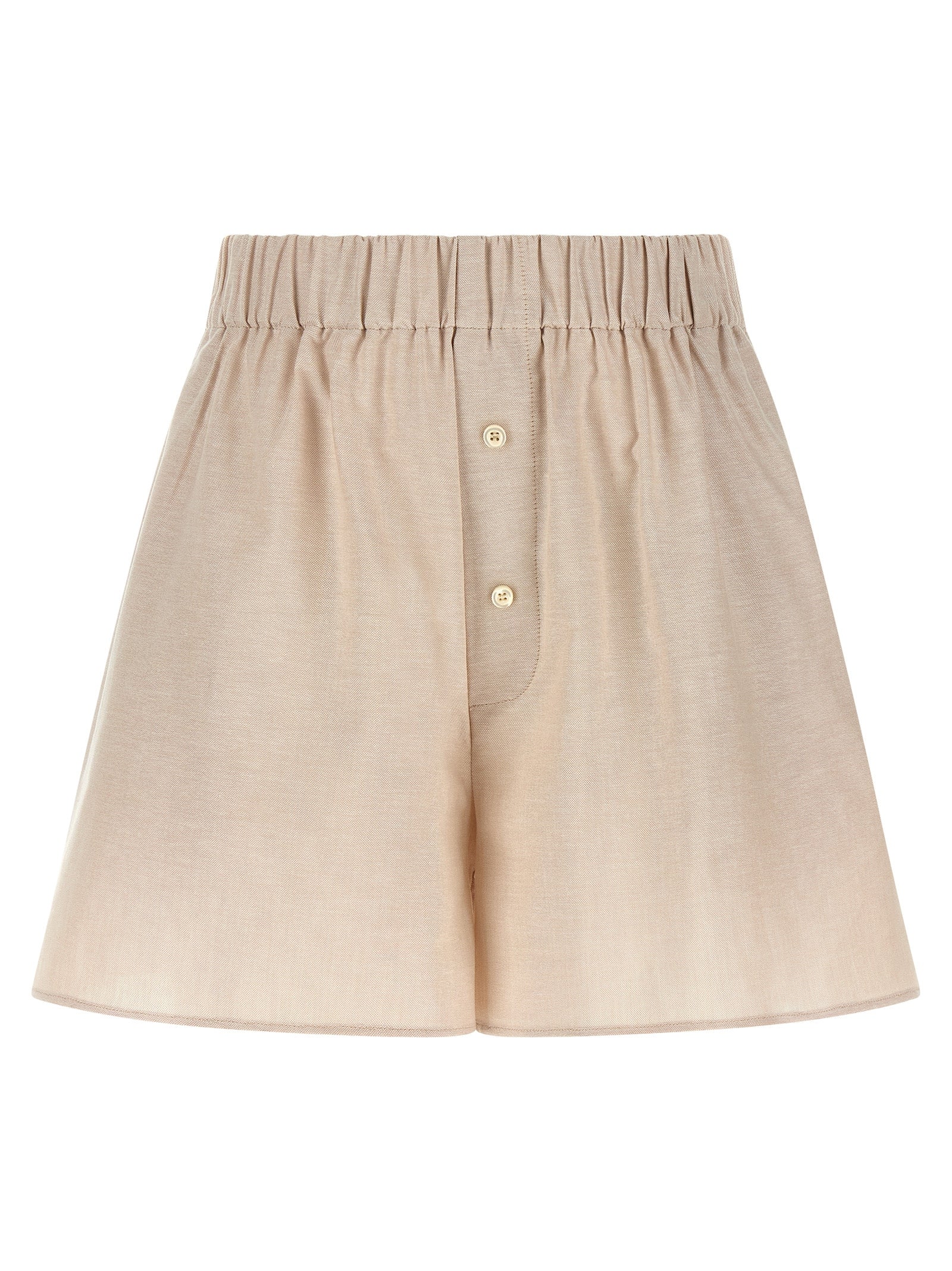 La camisa de vestir de algodón beige Andamane