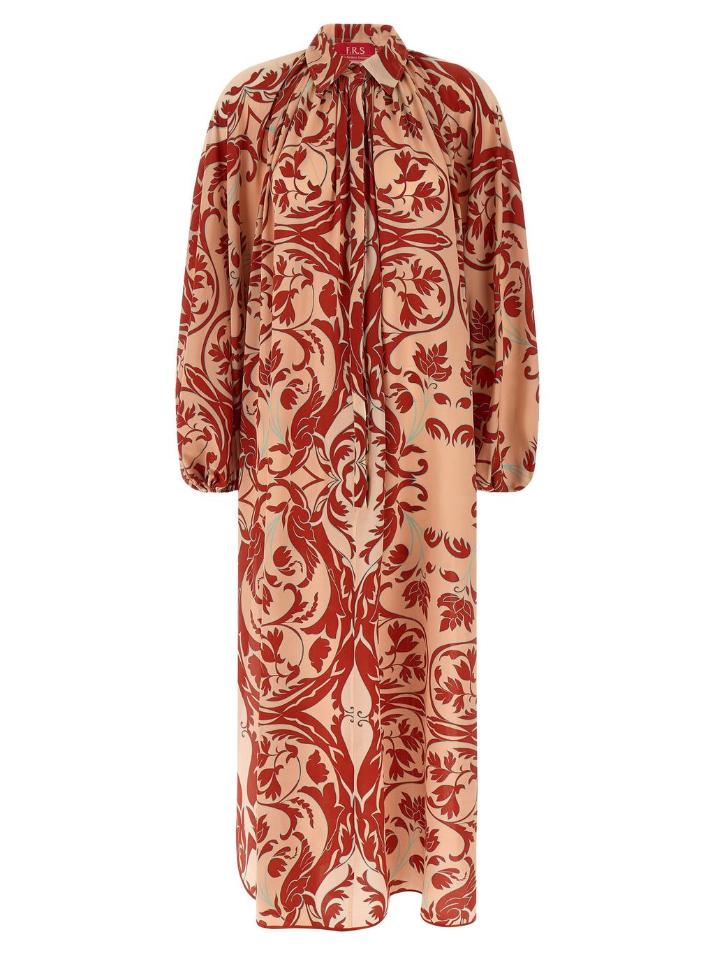 F.R.S. - FOR RESTLESS SLEEPERS Multicolor Silk Long Dress