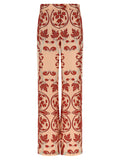 F.R.S. - FOR RESTLESS SLEEPERS Multicolor Silk Casual Pants