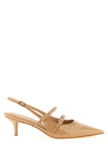 Zapatos de tacón medio Twinset beige de polietileno