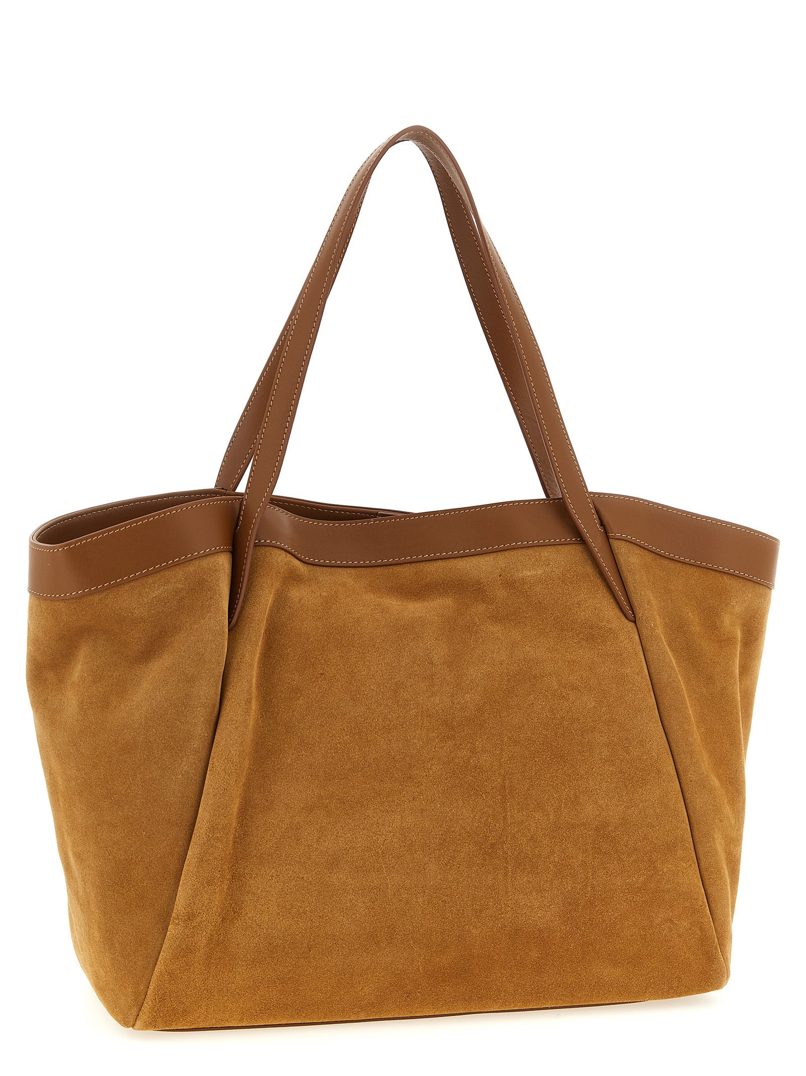 Bolso Tote de Polietileno Marrón Twinset