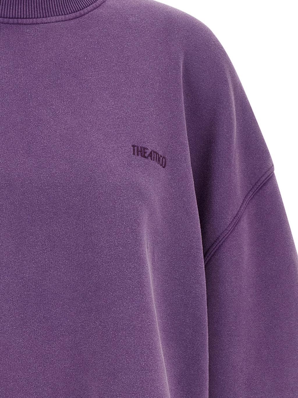 La sudadera Attico morada de algodón