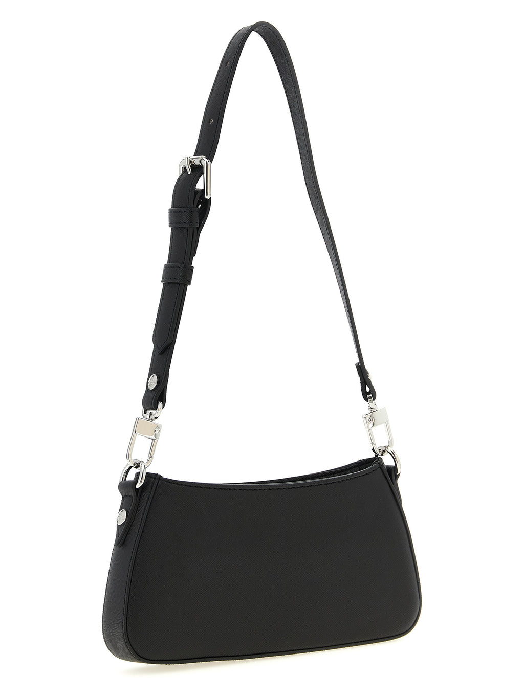 Bolso de hombro Vivienne Westwood de polietileno negro