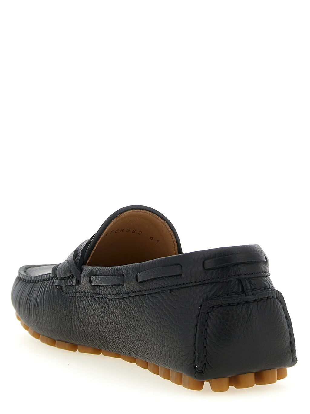Mocasines sin cordones Valentino Garavani de piel de becerro negra