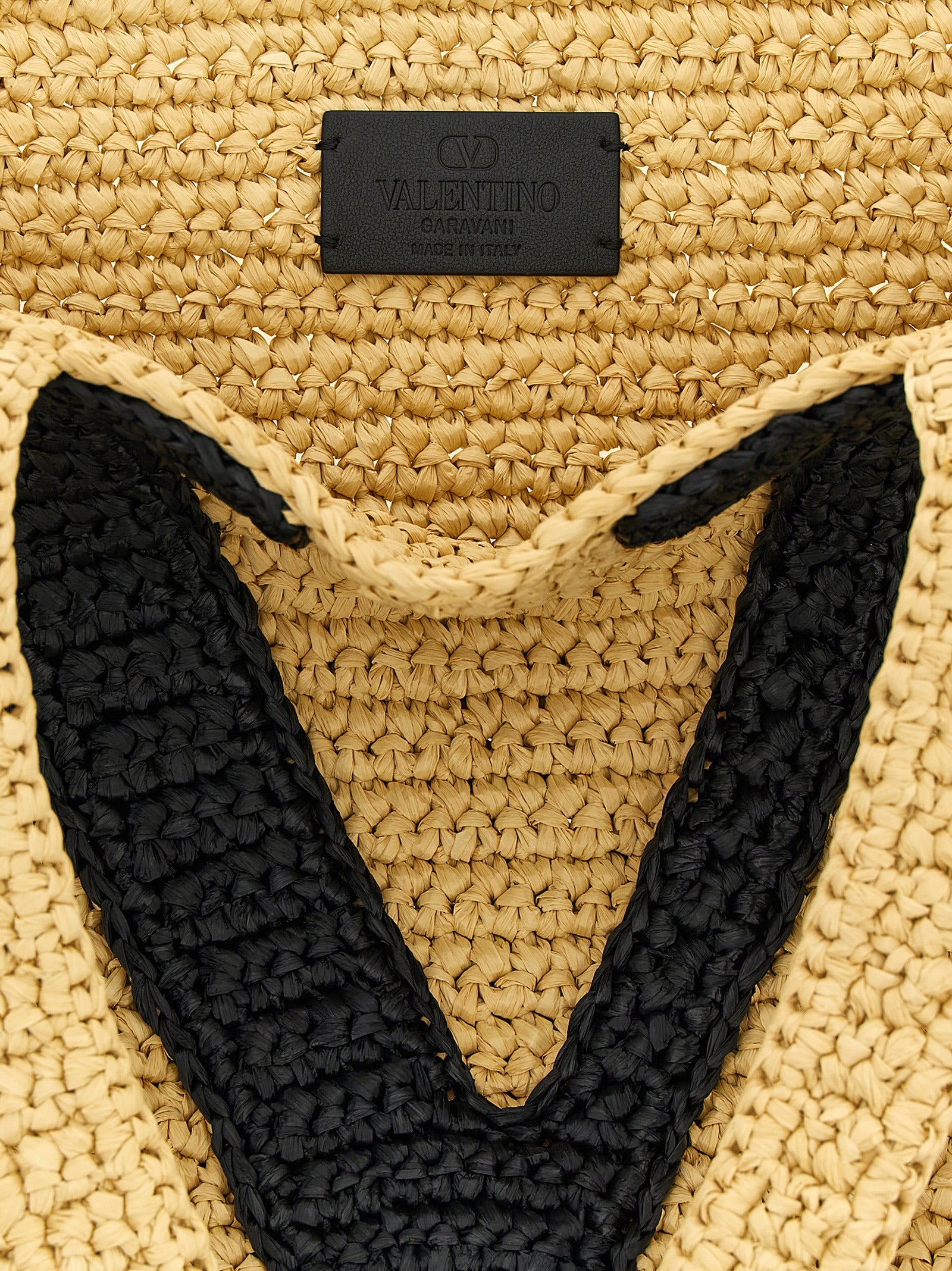 Bolso tote Valentino Garavani negro de viscosa