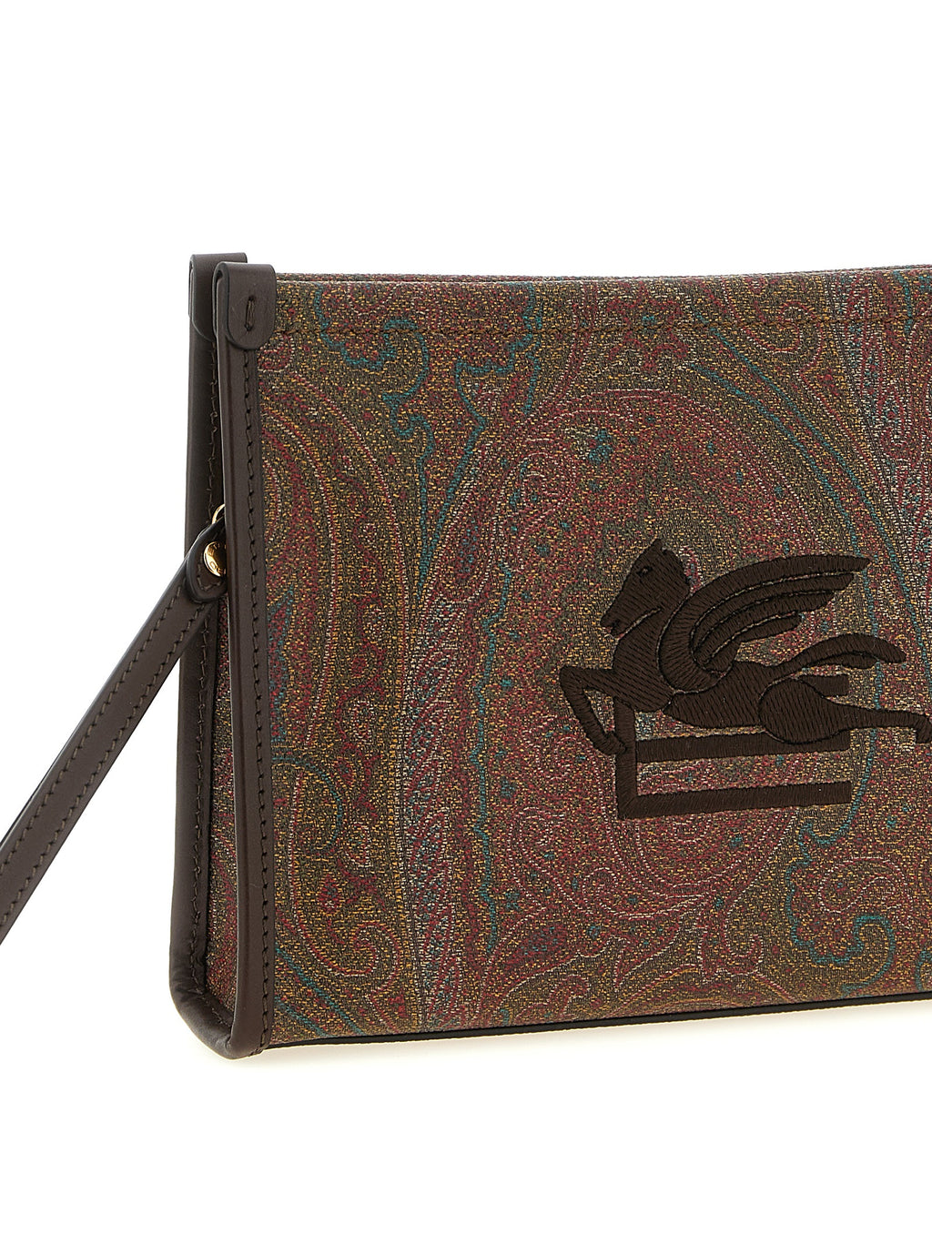 Bolso de mano Etro de algodón multicolor