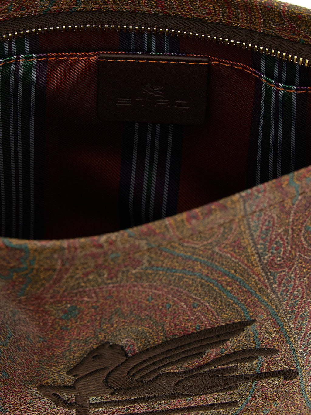 Bolso de mano Etro de algodón multicolor
