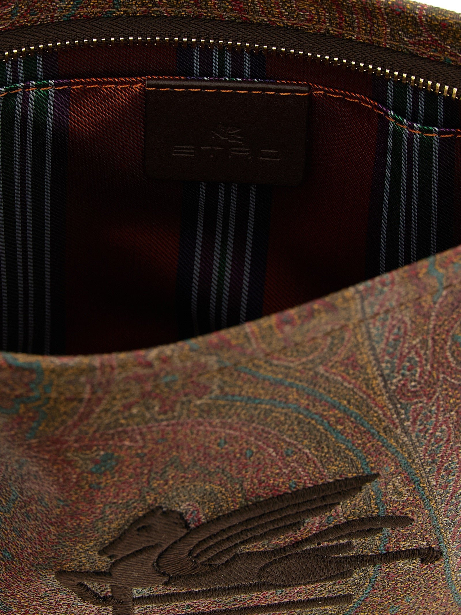 Bolso de mano Etro de algodón multicolor