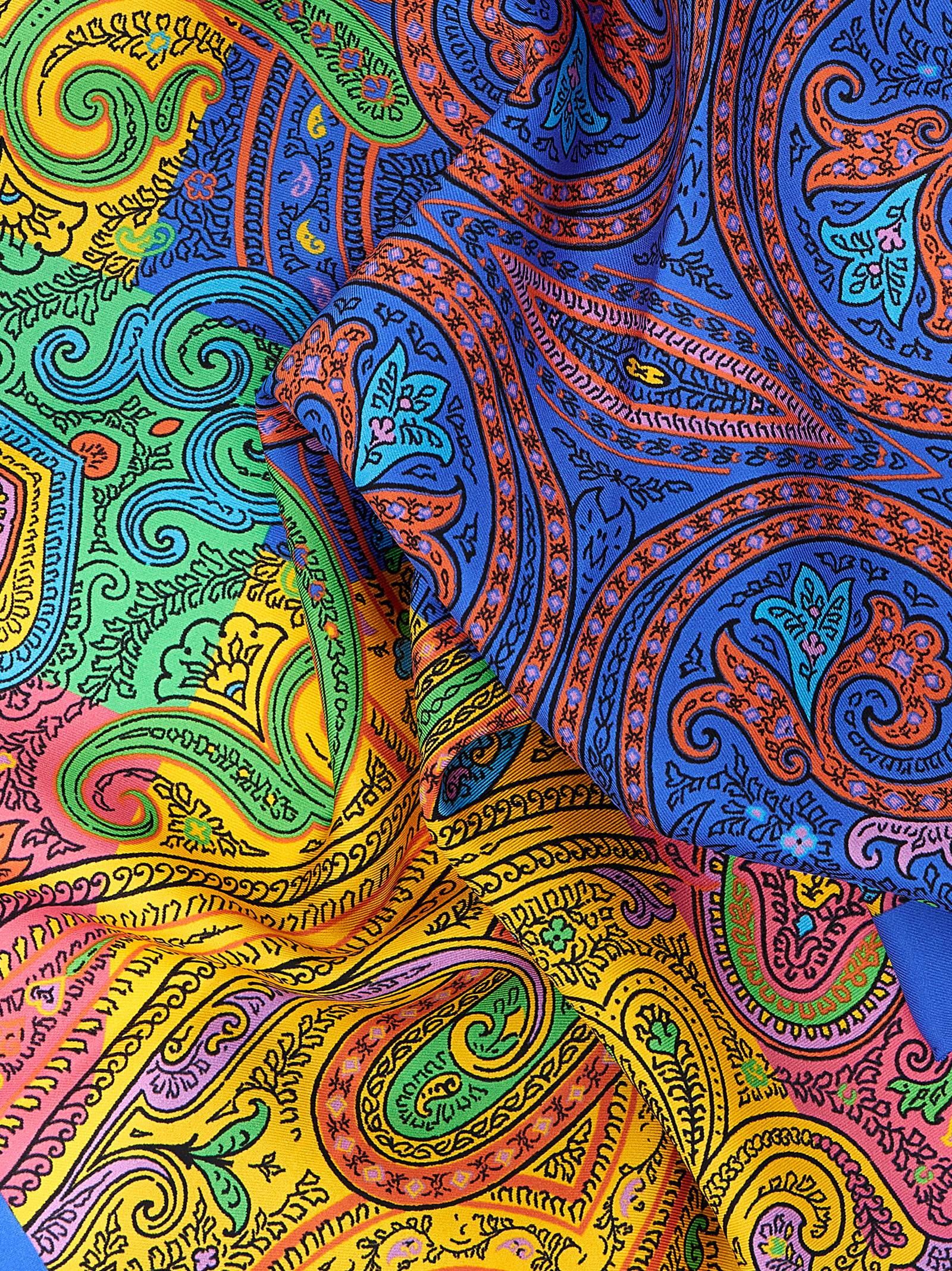Pañuelo de seda multicolor Etro