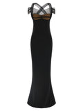 Nensi Dojaka Black Viscose Long Dress