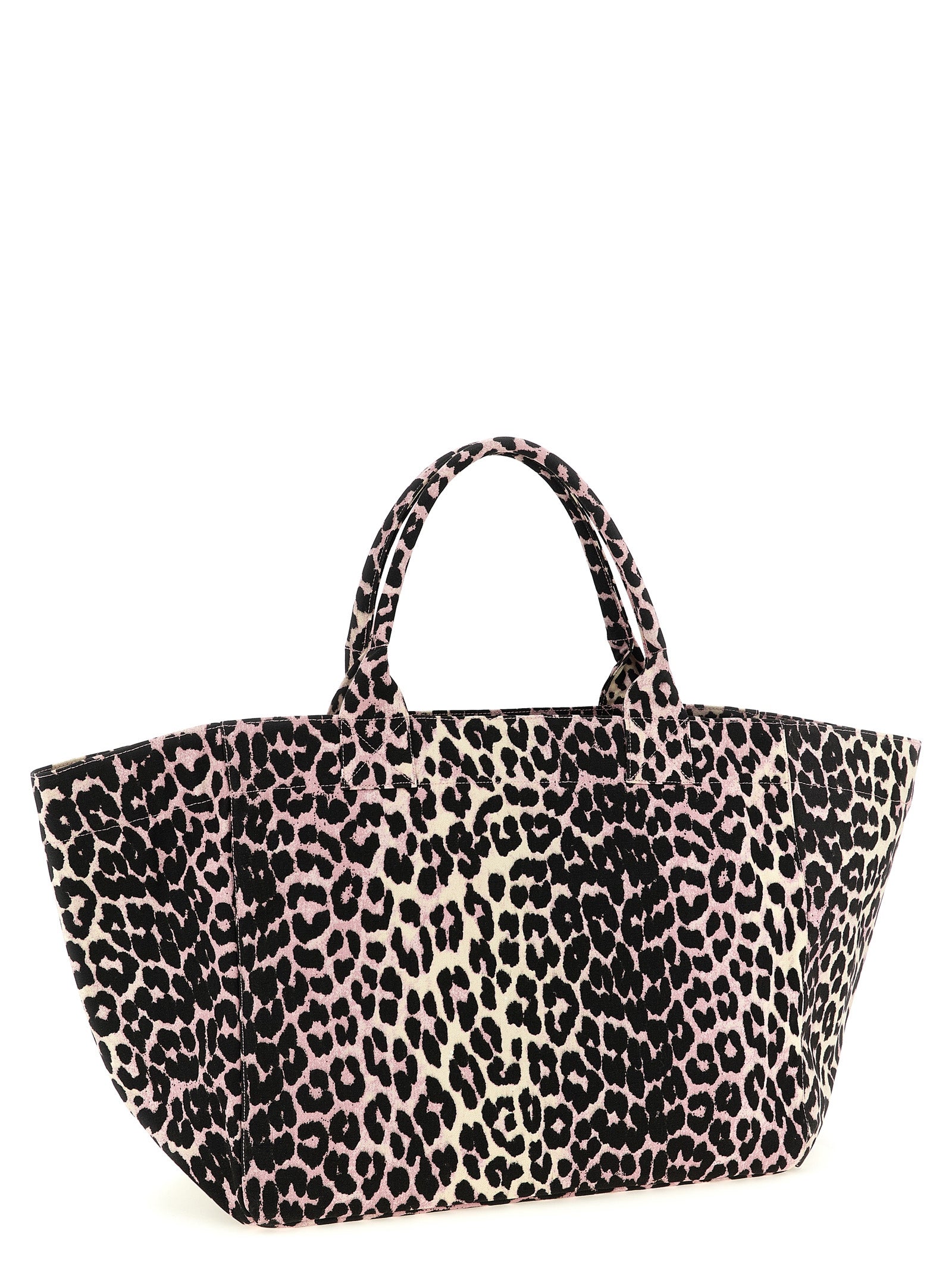 Bolso tote Ganni multicolor de algodón reciclado