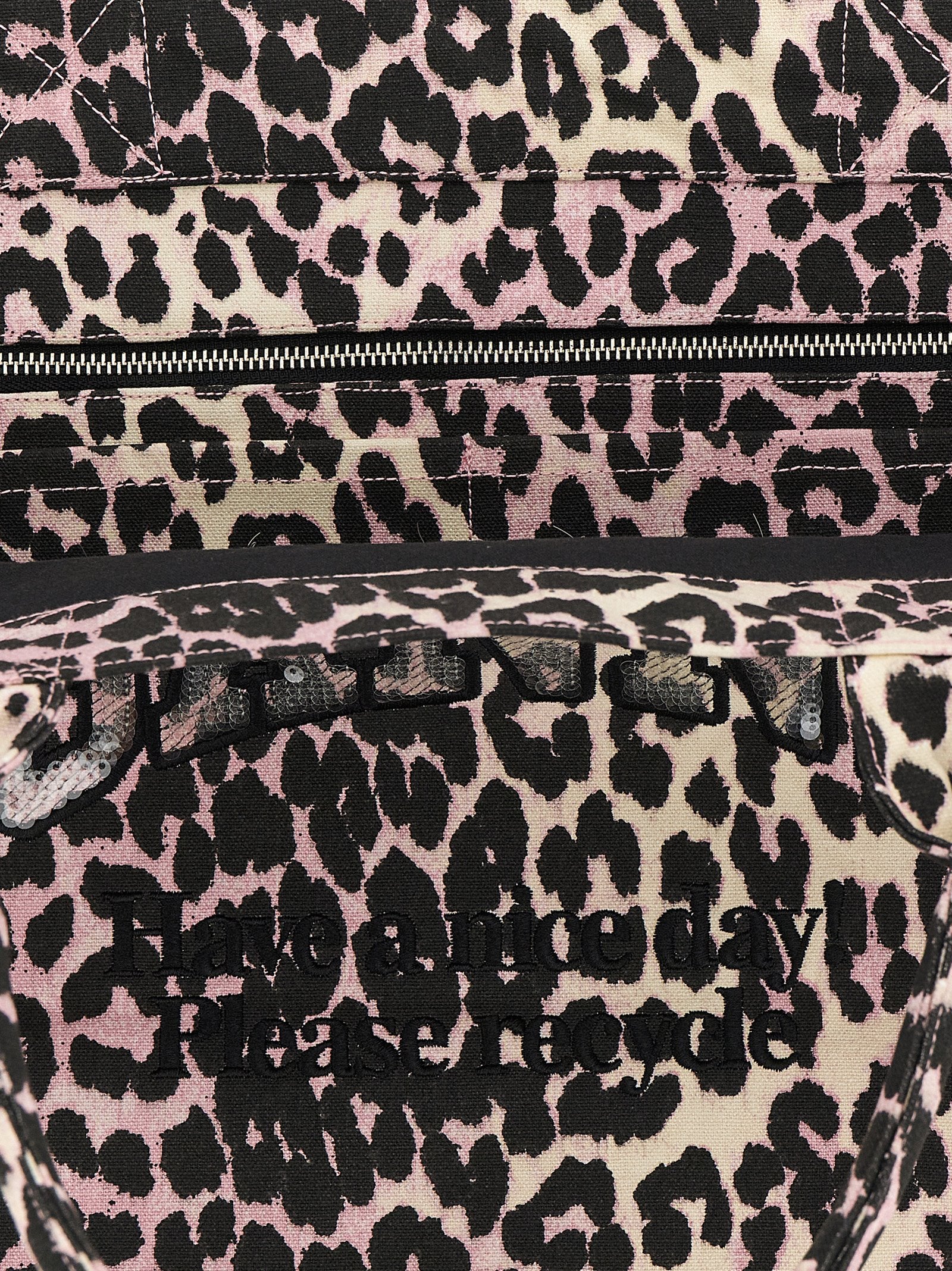 Bolso tote Ganni multicolor de algodón reciclado