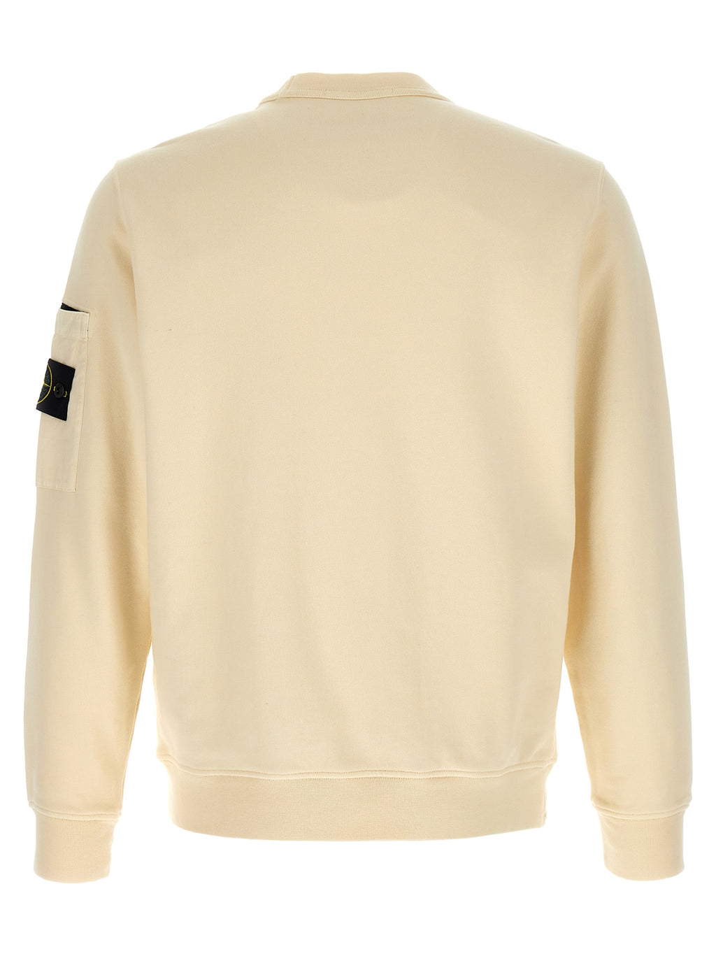 Sudadera de algodón beige Stone Island