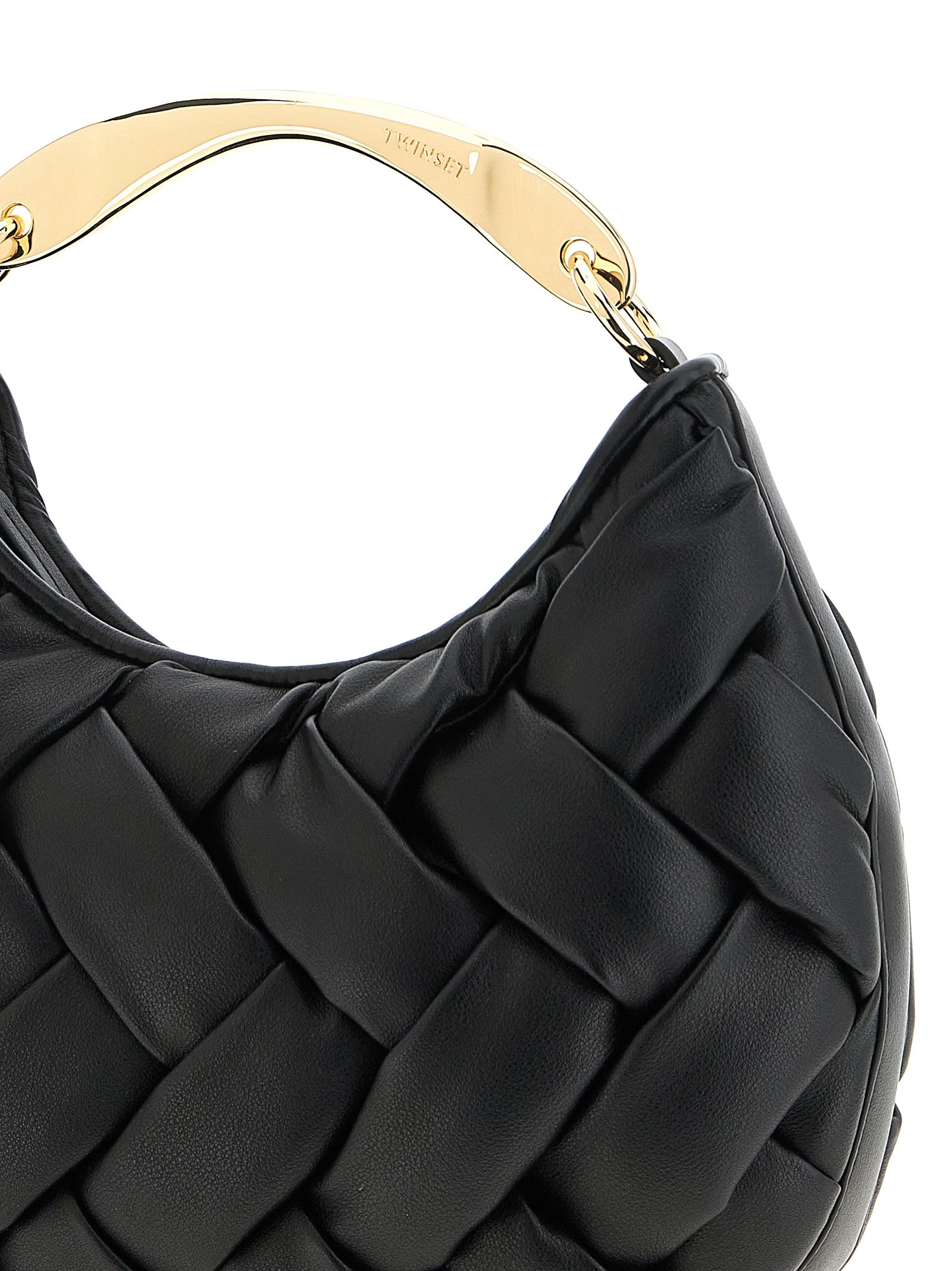 Bolso de mano Twinset de polietileno negro