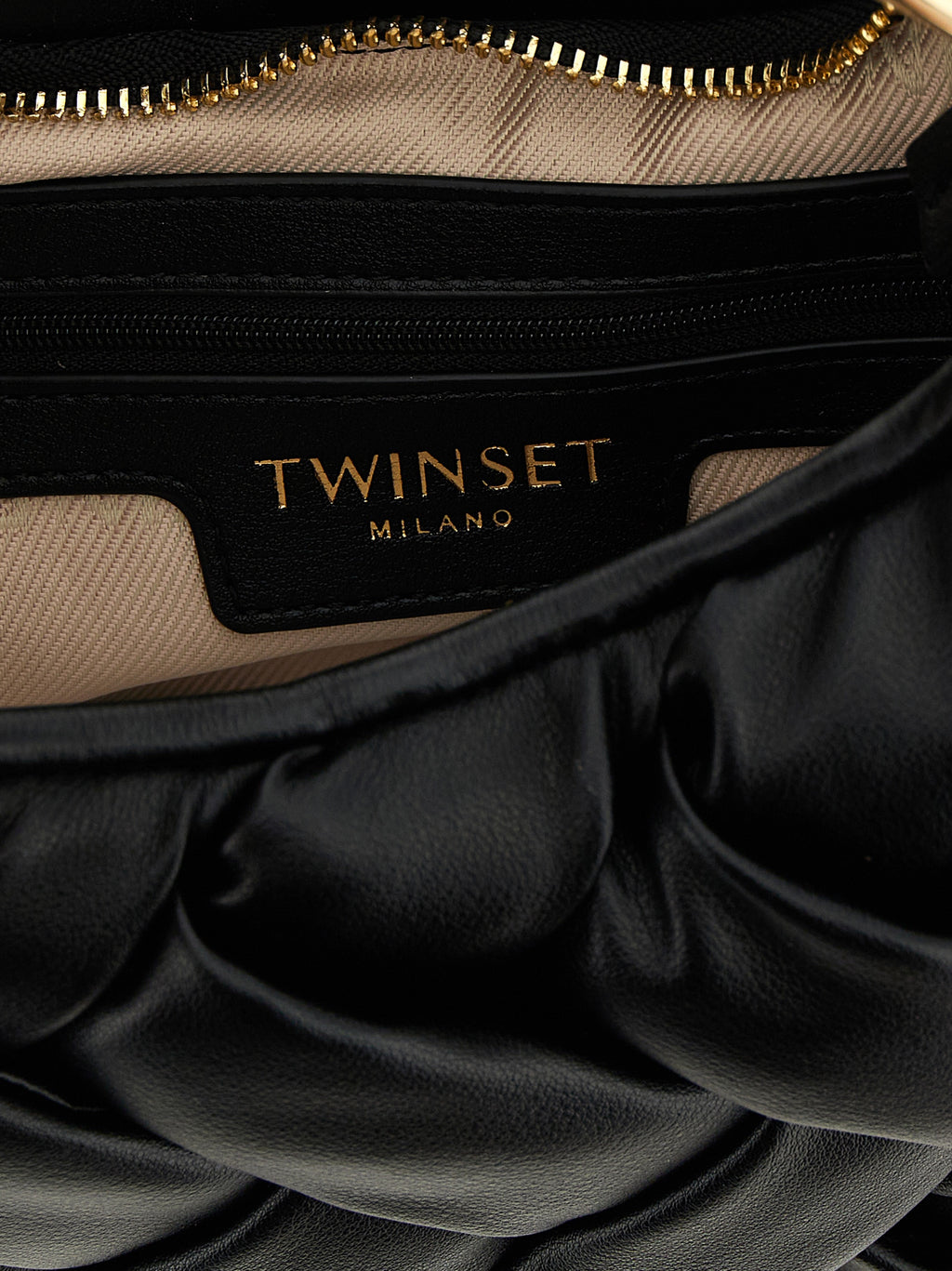 Bolso de mano Twinset de polietileno negro