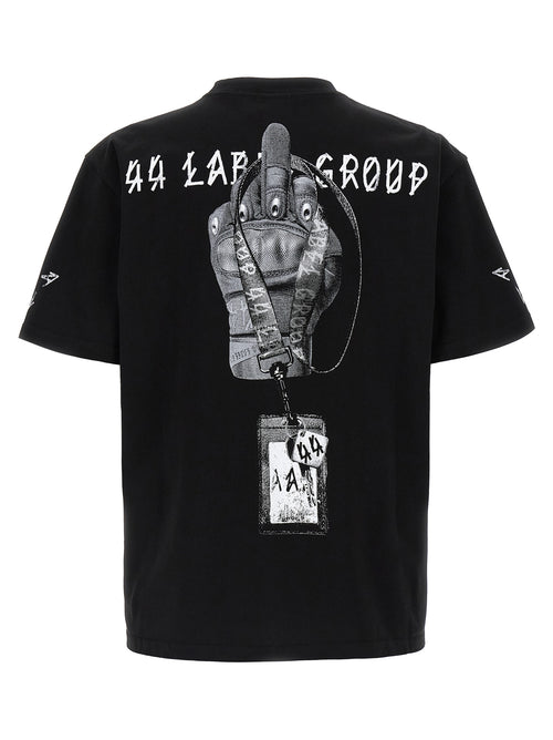 44 Label Group Bicolor Cotton T-Shirt