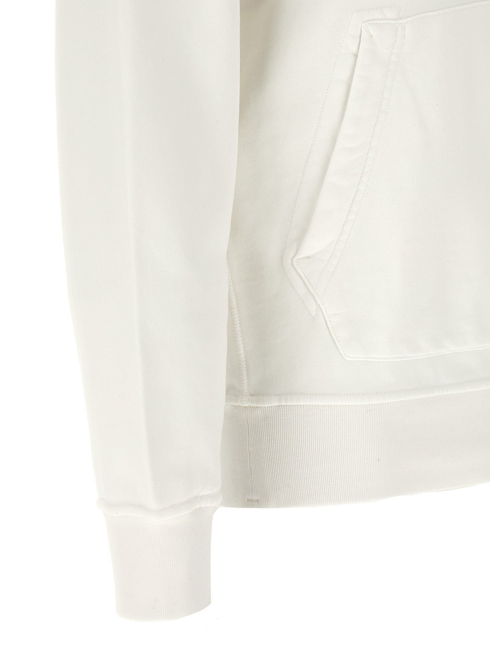 Sudadera de algodón blanca Stone Island