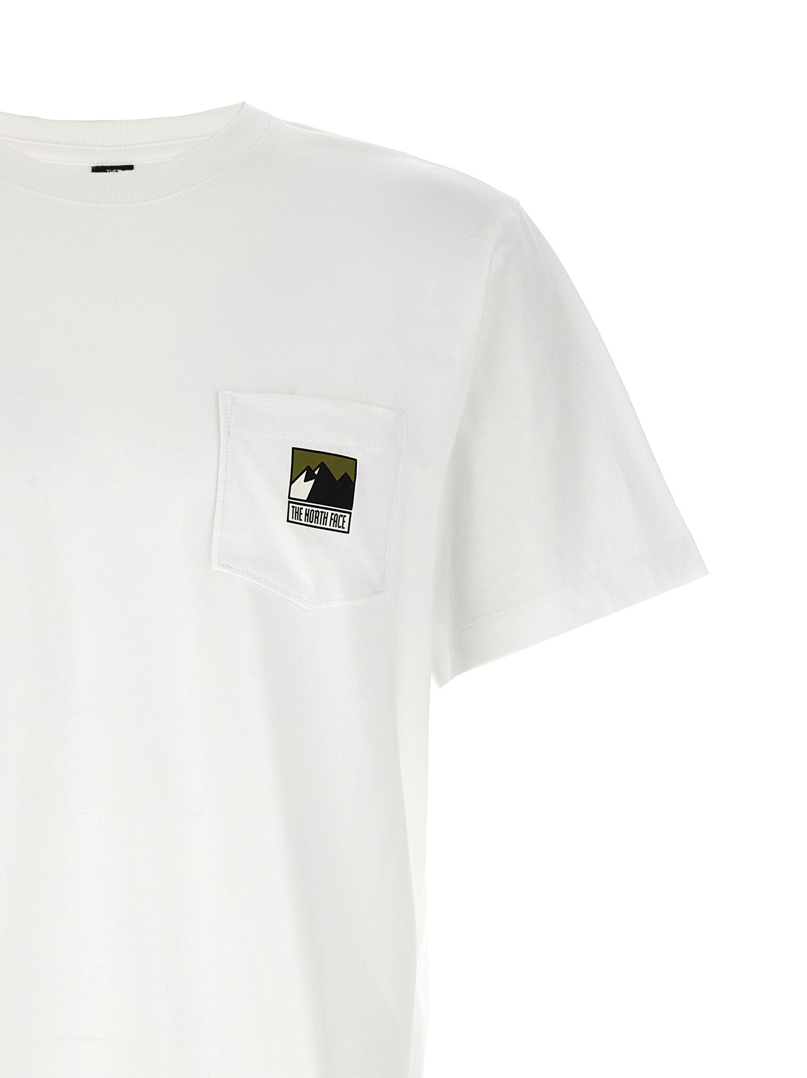 Camiseta de algodón blanca The North Face
